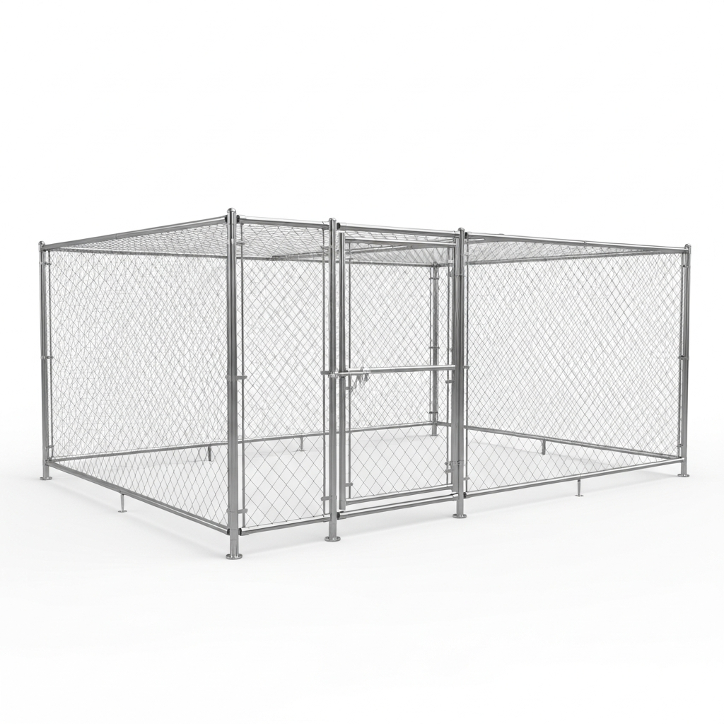 FRONTIER 6' × 10' CHAIN-LINK RUN — Outdoor Dog Kennels